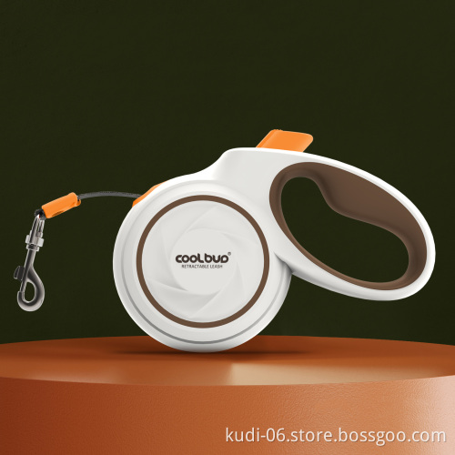 Custom Tangle-Free Nylon Retractable Pet Leash for Small to Large Breeds